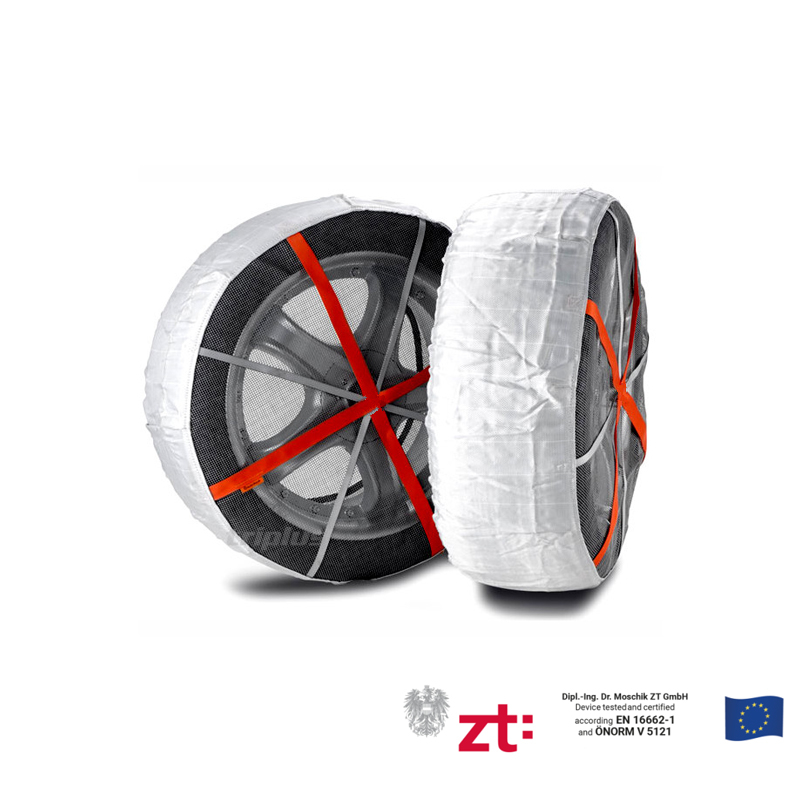 Autosock Snow Socks Tires Reusable Snow Chains Fits for All Type of Cars Winter Emergency Accessory